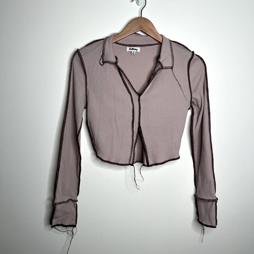 RedBerry Mauve Long Sleeve Top